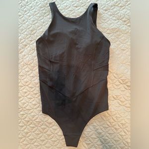 Lululemon Black High Neck Thong Bodysuit Size 6